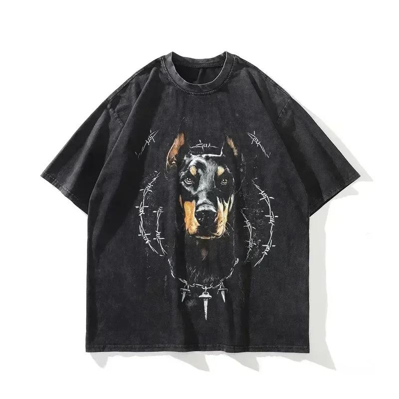 Магия и Мускулы Для Всех Собак Альбом Футболка Дрейка Винтажная Стирка Футболки Оверсайз Аниме 100 Хлопок Мужская Женская Одежда