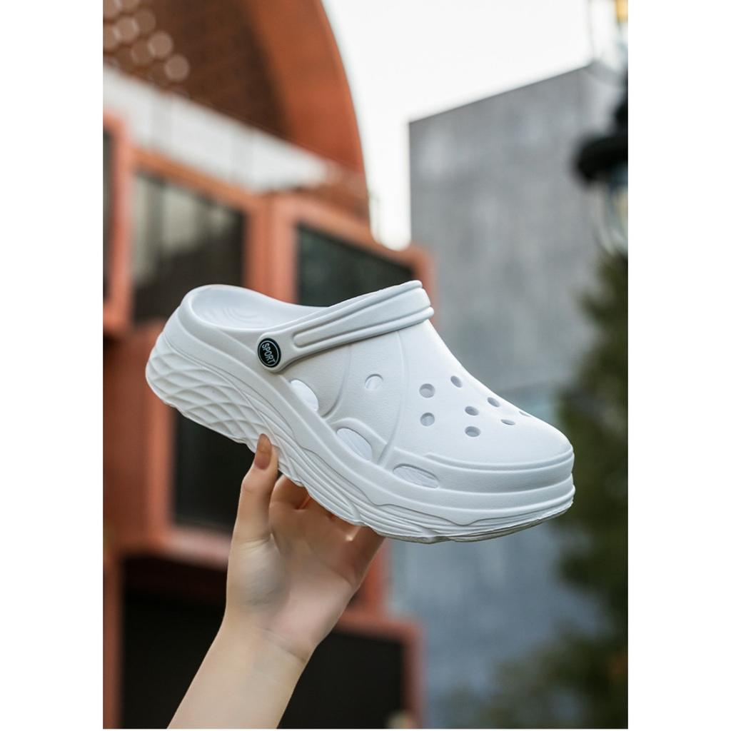 Women's Summer Slippers, Indoor Bathroom, Wear-resistant Couple, Outdoor, Perforated Shoes, Beach Shoes