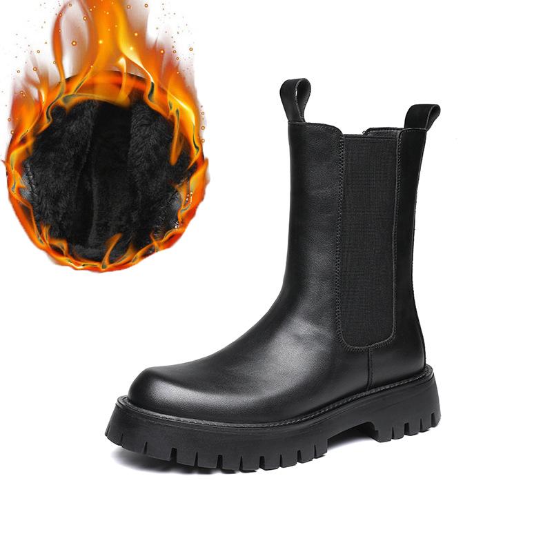 Мужская мода мотоциклетные ботинки вечеринка ночной клуб платье черные туфли из натуральной кожи высокие ковбойские ботинки красивые длинные боты zapatos