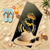 Real Madrid Print Beach Towel, Versatile Lightweight Absorbent Beach Towel for Pool Surf Yoga Bathroom, Perfect Birthday Holiday Gift