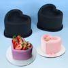 Concave Design Mousse Cake Mold Heart Shaped Baking Supplies Silicone Cake Mold  Wedding Party