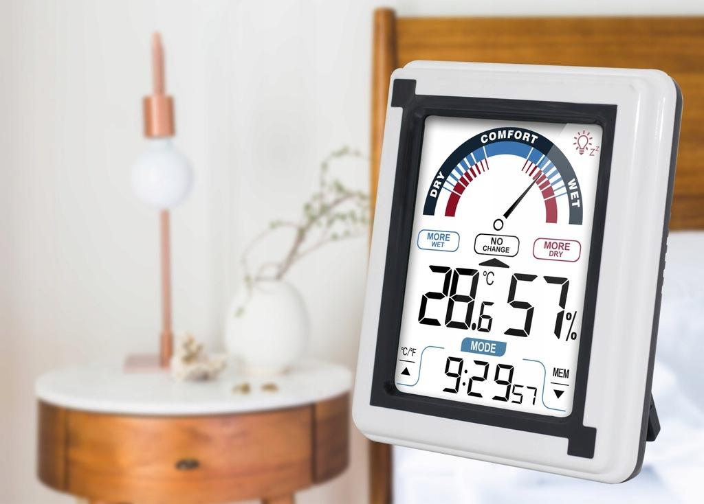 Room Thermometer Weather Station Hygrometer Digital Moisture Meter 5 in 1
