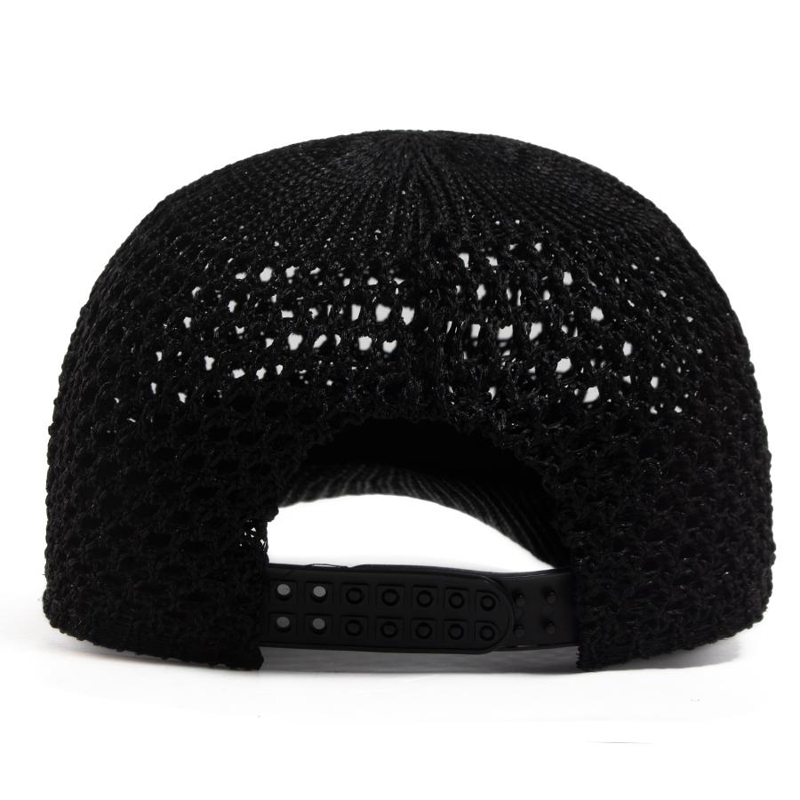 Summer Mesh Baseball Cap Women Men Crochet Hollow Trucker Hat Visor Sun Snapback Female Casual For Outdoor Daily Use Adjustable