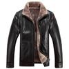 Men Casual Slim Fit Warm Travel Coats Jacket Winter Mens Clothing Fur Sheep Leather Long Sleeve Oversize