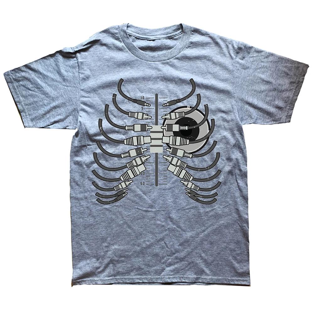 Funny Dj Cat T Shirts Summer Style Graphic Cotton Streetwear Short Sleeve Music Hip Hop Birthday Gifts T-shirt Mens Clothing