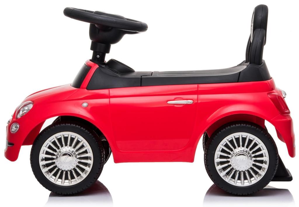 Jeździk Pchacz Chodzik Fiat 500 Corallo Czerwony