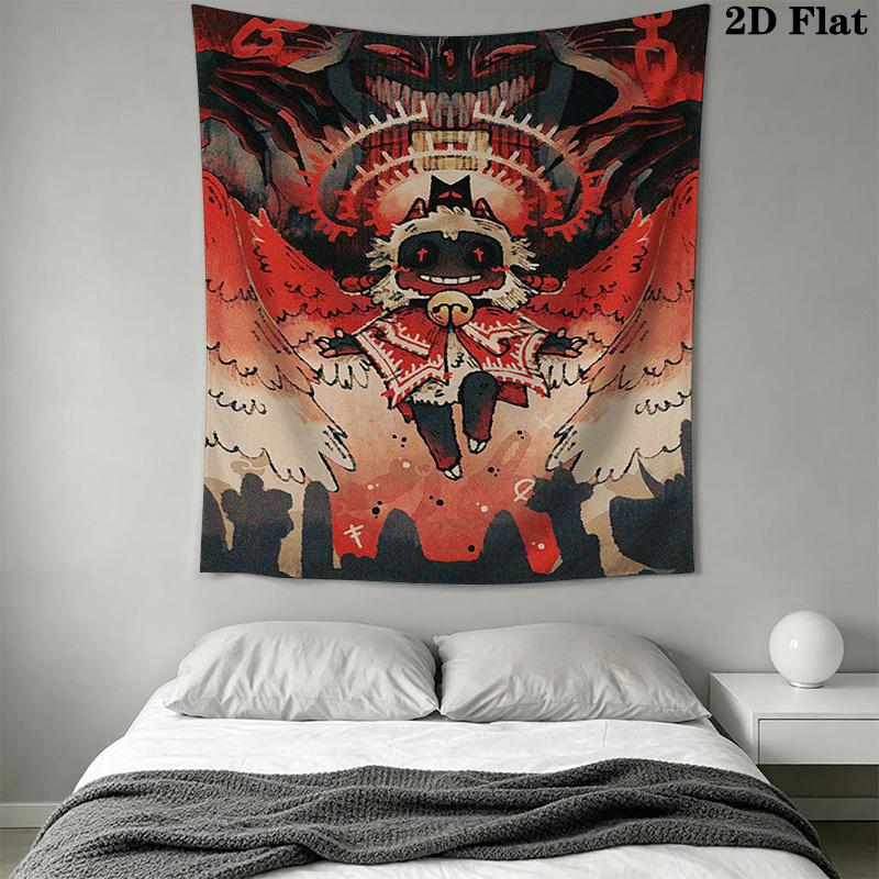Dali Black & Red Print Pattern Home Decor Tapestry, Wall Hanging, Decorative RV Wall Cloth.ZGT0914151