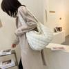 Bag Winter Large Capacity Versatile Rhombus Down Cotton Pleated Pleated Cloud Women's Bag Soft Crossbody Large Bag