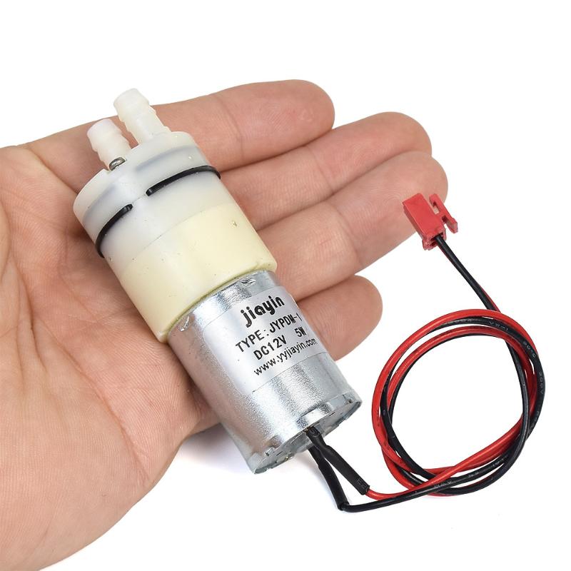 12V 370 Mini Diaphragm Water Pump Portable Micro Electric Pump for DIY Water Dispenser Automatic Tea Table Plant Irrigation