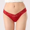 Cotton Lace Thongs for Women Sexy Seamless Low Waist Panties Ladies Breathable No Show Stretch Underwear