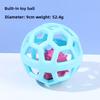 Игрушка для питомца Полый мяч с колокольчиком Интерактивная игрушка для собаки Тренировка апортировки Включает колокольчик Инструмент для снятия скуки у собаки
