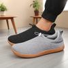 Zero Drop Sole Wide Toe Shoes for Men Lightweight Anti Slip Breathable Knitting Walking Shoes  Barefoot Minimalist Sneakers