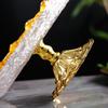 Flavinmci Европейская Светлая Роскошь Позолоченная Хрустальная Стеклянная Фруктовая Тарелка