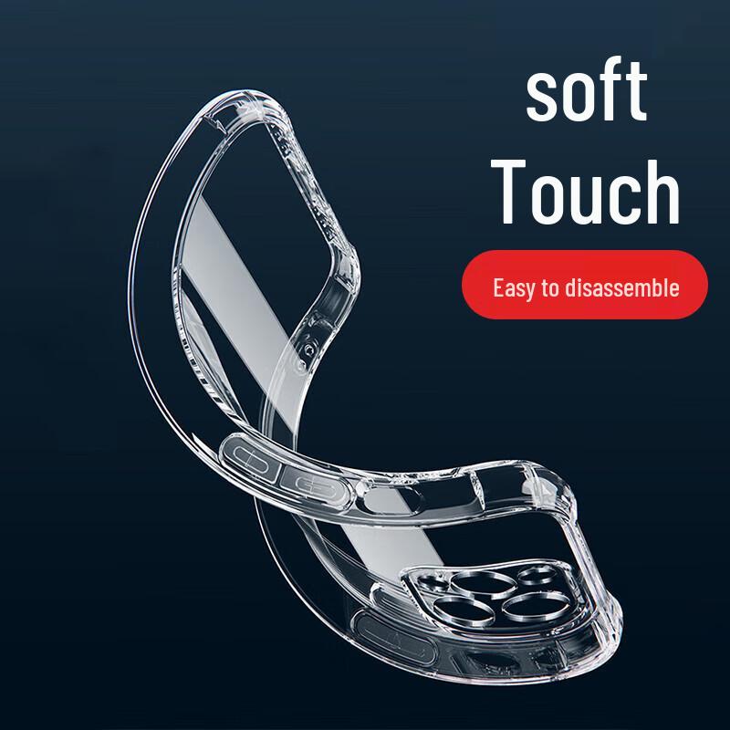 Прозрачный противоударный чехол Calaio с подушками безопасности для Apple iPhone