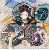Значки 58 мм "Bungo Stray Dogs" Аниме Персонаж Значок: Тщательно изготовленный значок из жести, идеально подходящий для ролевых игр, аксессуаров и украшений.