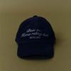 BAIE OUD Corduroy Horse Riding Club Ball Cap_navy
