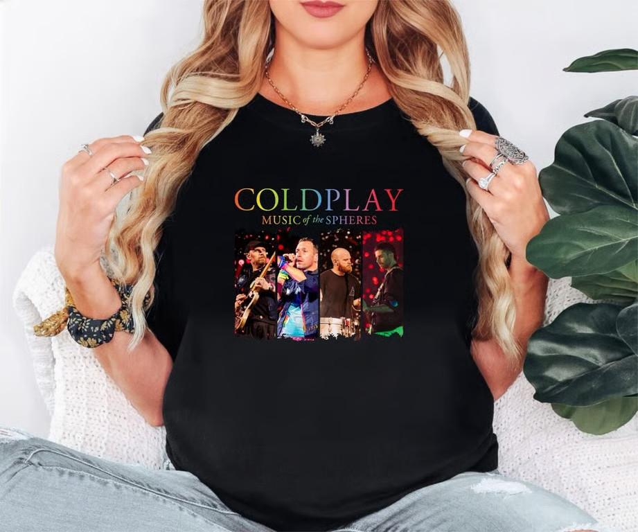Cold Play Concert T-shirt Play Rock band Music Tour World Tour 2025 Top Unisex T-Shirt