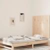 824883 vidaXL Wall-mounted Headboard 95.5x3x90 Cm Solid Pine Wood