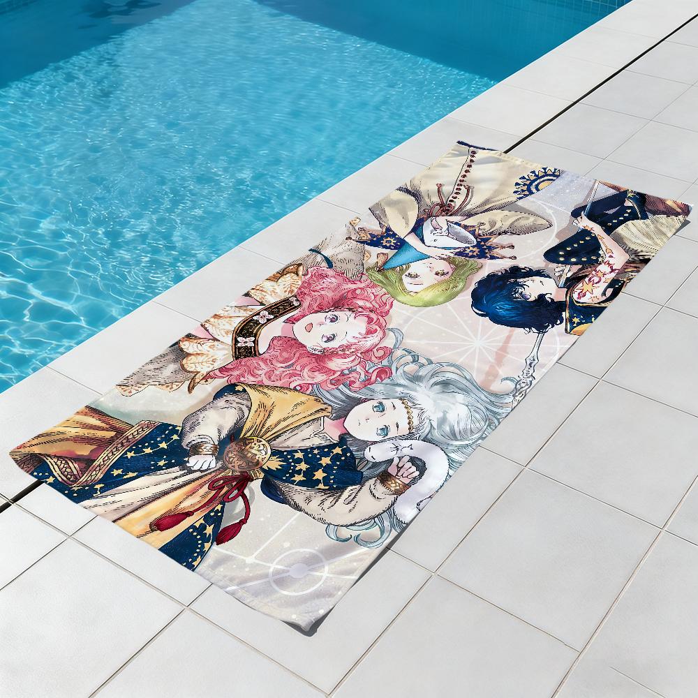 W-witch anime Hat A-atelier Towel Large Quick-Drying Microfiber soft Beach Towel for Travel Fitness Sauna Bathing Camping