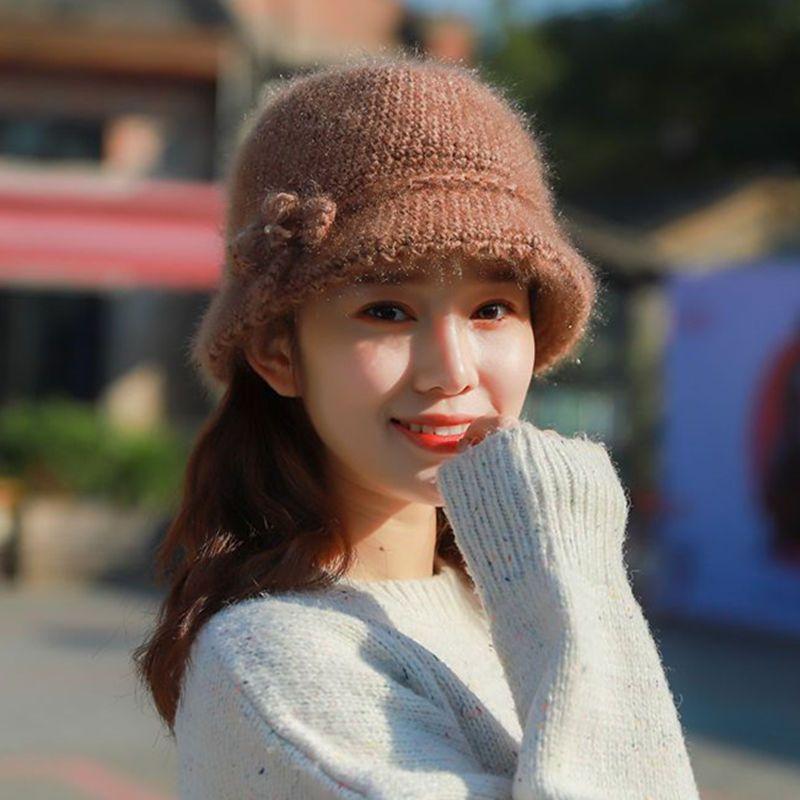 Вязаная шапка для женщин на осень и зиму. Модная и универсальная. Толстая и мягкая вязаная шапка. Теплая шапка рыбака.