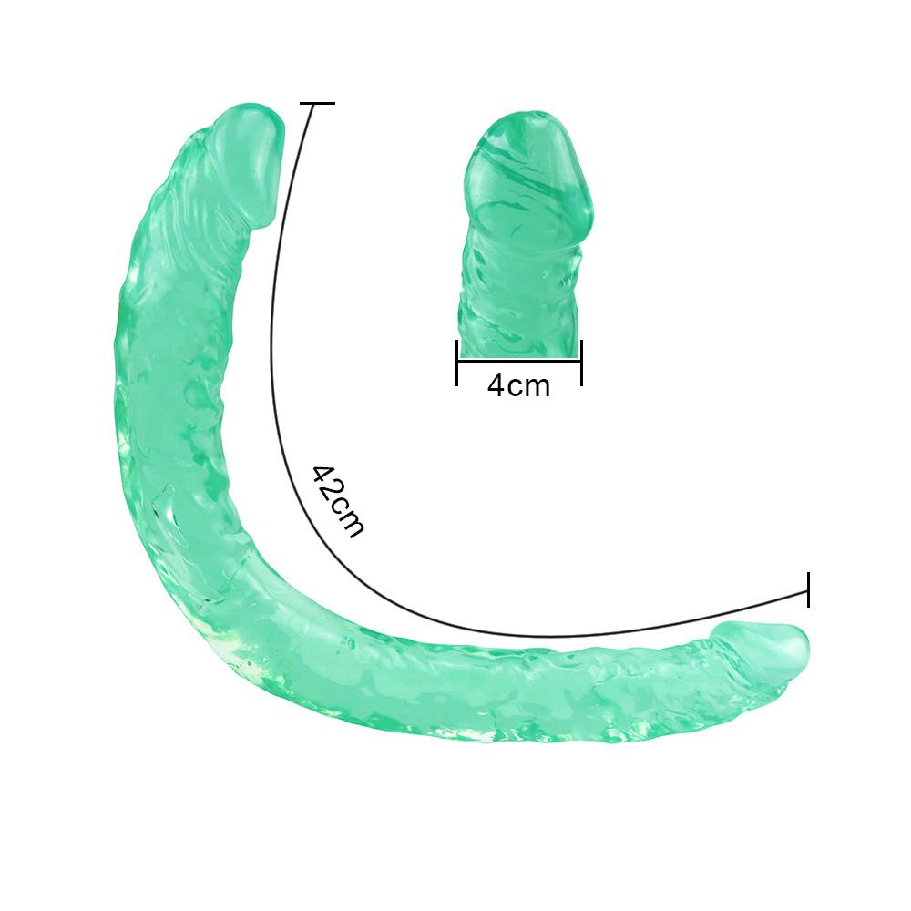 Двойной фаллоимитатор RUNYU, реалистичные фаллоимитаторы, член, лесбийская вагинальная анальная пробка, гибкий искусственный пенис для женщин, фаллоимитаторы, секс-игрушки