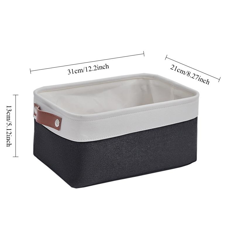 Woven Linen Laundry Basket Extra Large Square Hamper For Home Organization And Baby Shower Gift Home Decor Storage