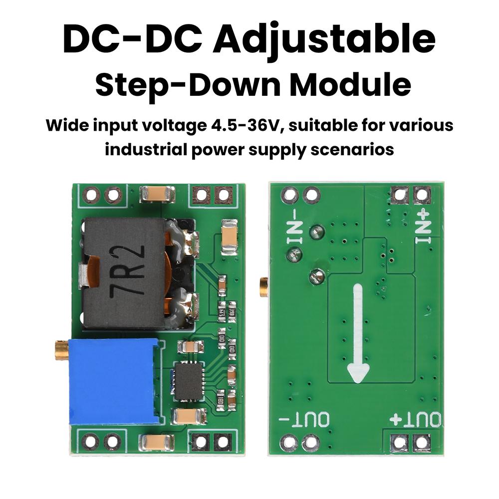 DC Adjustable Buck Stabilized Power Supply Module Mini DC Buck Converter 5.6A Step Down Module DC 4.5V-36V to 0.8-32V