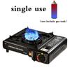 Camping Stove Outdoor Cooking Burner High-Temperature Resistant Travel Use 2900W BBQ Butane Gas Burner Stove