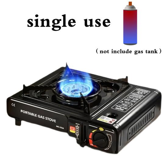 Camping Stove Outdoor Cooking Burner High-Temperature Resistant Travel Use 2900W BBQ Butane Gas Burner Stove