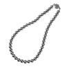 By Yumi Pearl Necklace 8mm RoseYumiRose Popular Ceremonies Simple Stylish Made In Japan [Produced Katsura] Women's (42cm, Gray)