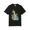 Lantern River Graphic T-Shirt Black Front Print Comfort Colors 1717