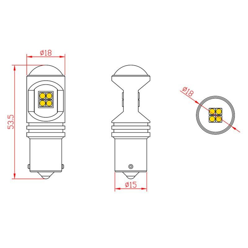 Для VW Caddy MK2 MK3 MK4 1996-2018 2 шт./лот P21W Ba15s Canbus без ошибок белый светодиодный резервный фонарь заднего хода