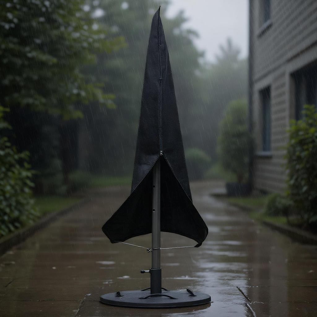 Garden Umbrella dust Cover outside Patio Dustproof Protector for Furniture Deck Apartment Balcony winter protective supplies