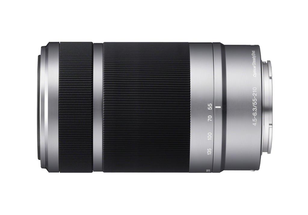 Sony Объектив E OSS для камер Sony Серебристый 55-210 мм f4.5-6.3 Крепление E (Сертифицированный восстановленный)