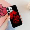 Красная Роза Чехол для Телефона Для iPhone 17 Air 15 16 11 12 13 14 Pro Max Чехол Для iPhone 17 Air Max Plus coque Fundas Оболочка