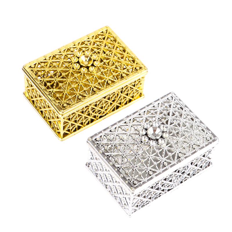 Mini Treasure Storage Jewelry Box Retro Candy Necklace Earring Bead Trinket Box