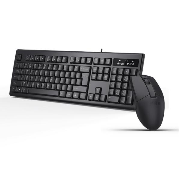 A4Tech Wkm-1300 RGB Проводной Игровой Набор Мышь USB Совместимый для Ноутбуков Настольных Компьютеров Предназначен для Офисного Использования В Наличии