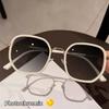 Новый бренд Молочно-кофейный цвет Женские квадратные фотохромные очки для чтения с защитой от синего света по рецепту