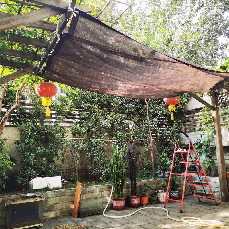 Защита от ультрафиолета HDPE солнцезащитная сетка, балкон и автомобильный тент, дом и сад, 85-90%