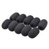 YFFSFDC of Microphone Sponge Intercom Microphone Windshield Loudspeaker Noise Reduction Microphone Accessory Dustproof Windproof Antibacterial Black