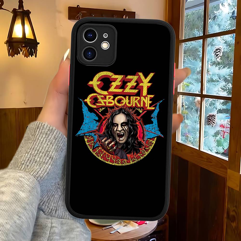 Чехол для телефона O-Ozzy Osbourne Band для iPhone 16 15 14 Plus 15 13 12 11 Pro Max X XS MAX Матовый чехол
