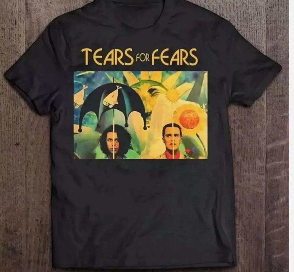 Футболка унисекс черная Tears For Fears, все размеры S-5XL