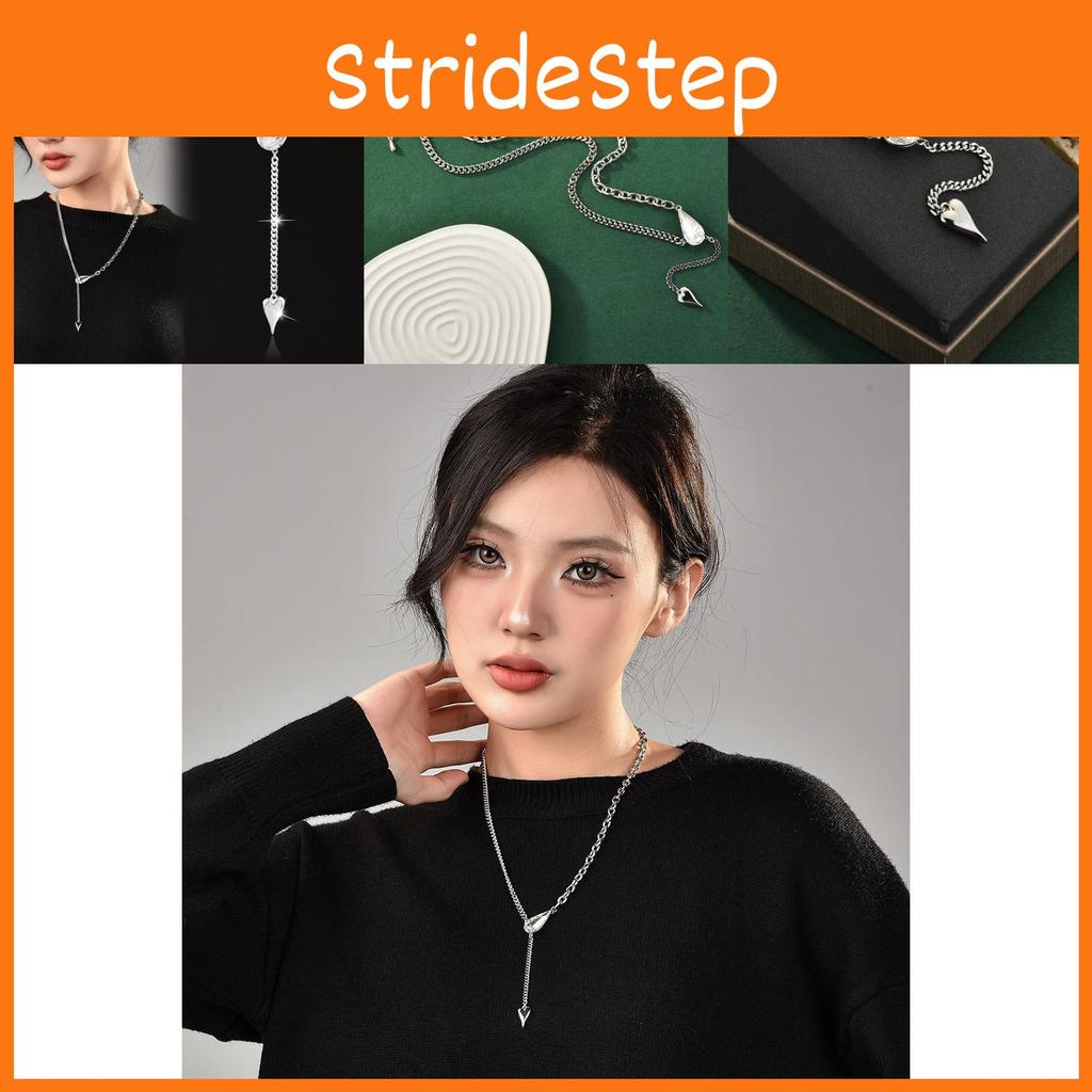 Премиальное ожерелье-цепочка с замком-кристаллом в виде капли воды для женщин, с изысканными многослойными элементами