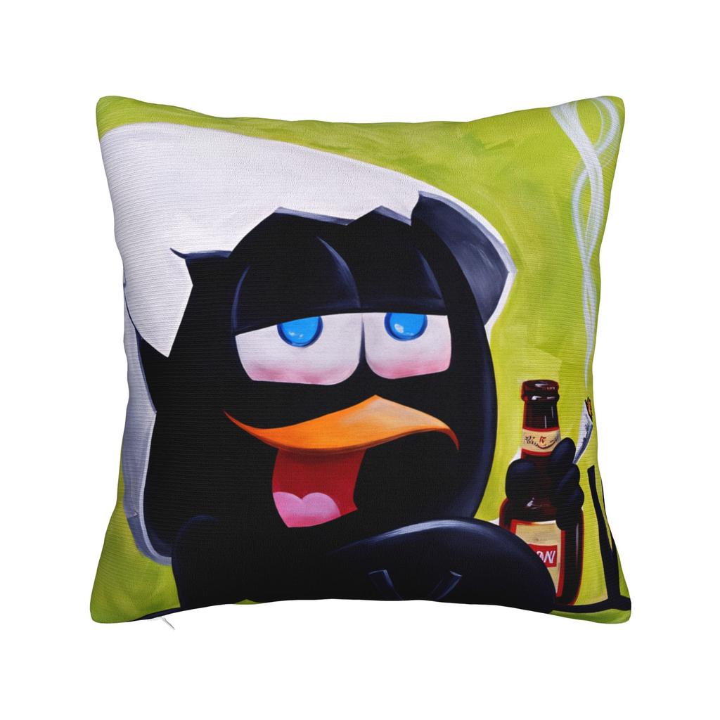 Cartoon C-Calimer Pillow Cover Retro Trendy Pillow Case For Sofa Home Decor Soft Pillowcases Gift Idea