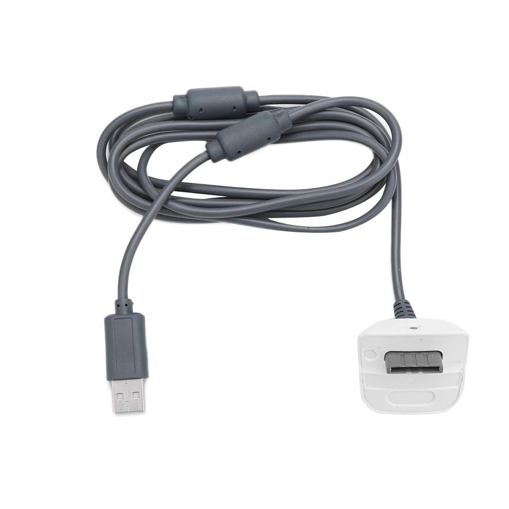 1,8 м USB-кабель для зарядки с двойным магнитным кольцом, кабель для зарядки во время игры, игровые аксессуары для беспроводного игрового контроллера Xbox 360