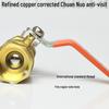 Copper Ball Valve Water Switch: DN15 4 Points, DN20 6 Points, DN25 1 Inch Tap Drain Valve.