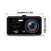 Vehicles Dashboard Camera 4inch Screen Car Driving Reorder High Defination 1080P Support Motion & Collision Detection