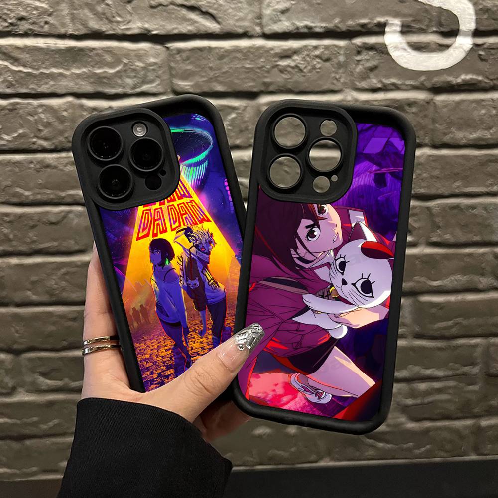 Аниме про приключения Dandadan Чехол для телефона для IPhone 17 16 15 14 13 12 11 Pro Max Mini Plus Мягкая задняя крышка из ТПУ