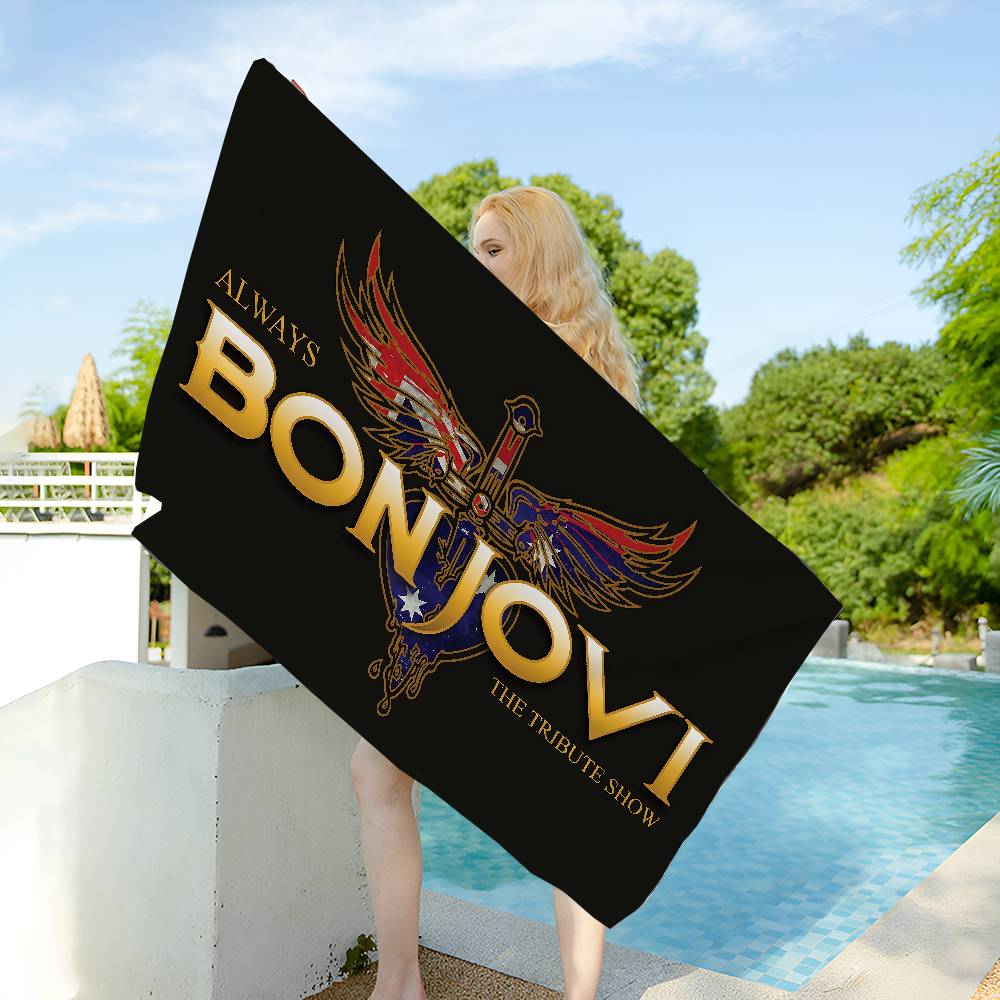 B-BonS J-Jovi Большие пляжные полотенца из микрофибры Быстросохнущее полотенце Песчаные пляжные полотенца Полотенце для бассейна для путешествий Бассейн Йога