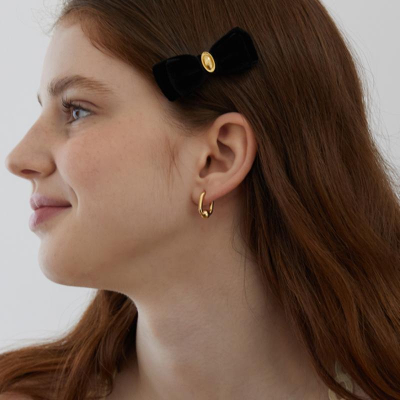 TATIANA (Set) Cute Ribbon Hair Pinch Pin Set HB2215